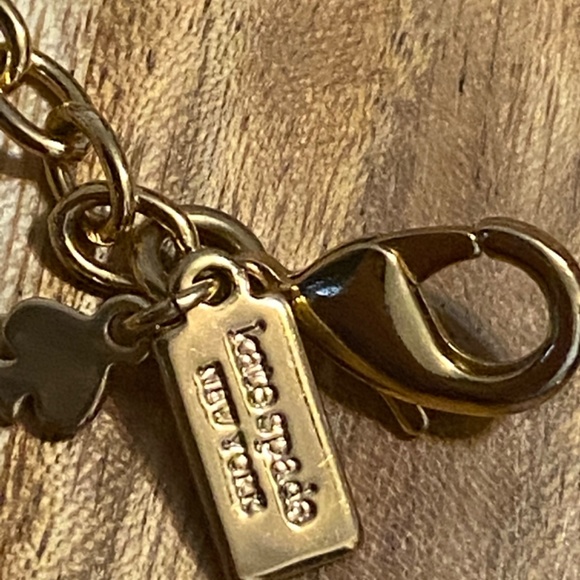 Kate Spade, flower style, gold & crystal necklace - Picture 8 of 16